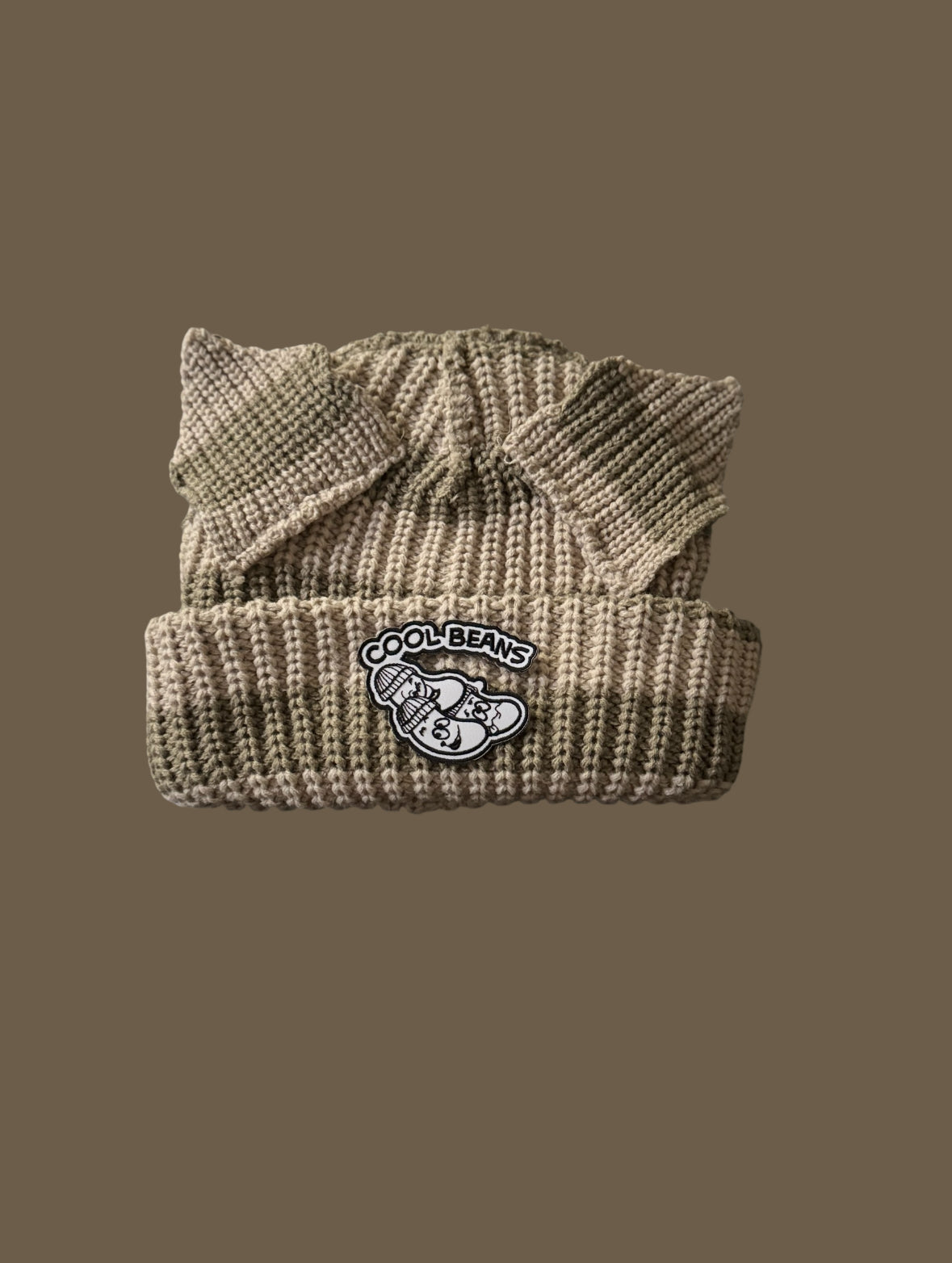 Brown Beanie W/ears