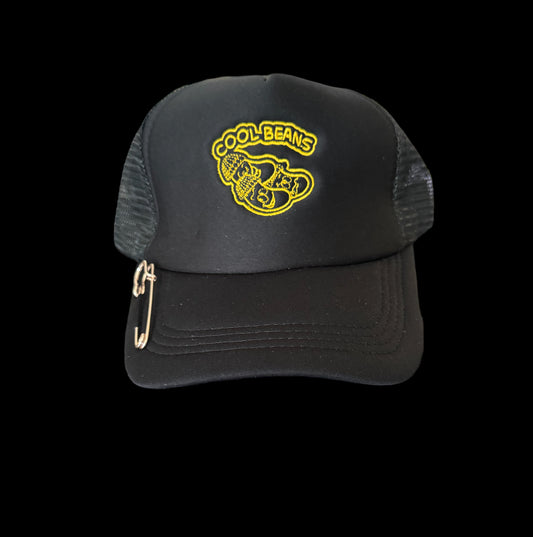 Black and Gold Trucker Hat