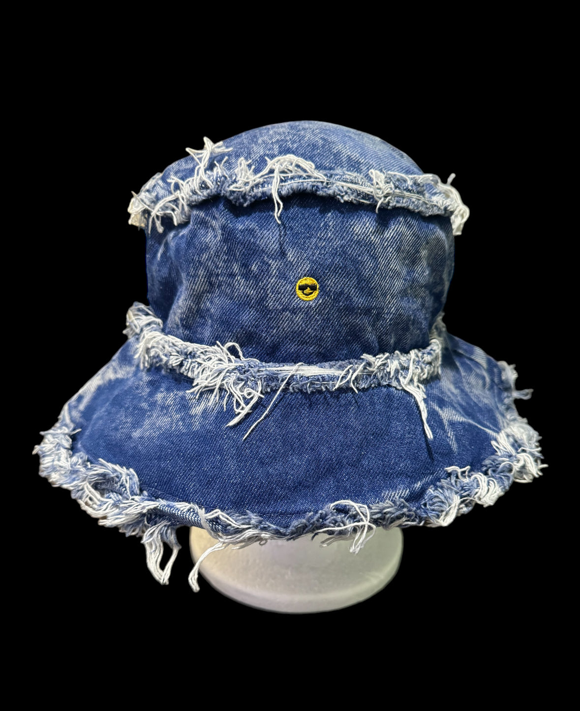 Blue CB Distressed Bucket
