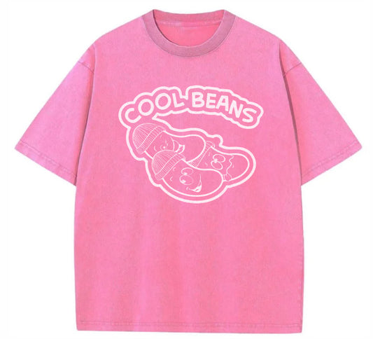 Pink distressed CB tee