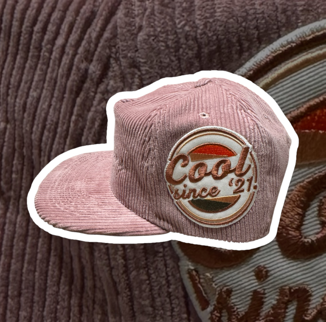 Light Pink Corduroy CB Snapback