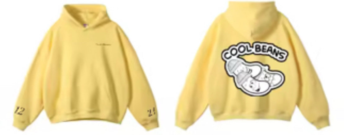 Pastel Yellow Cool Beans Hoodie