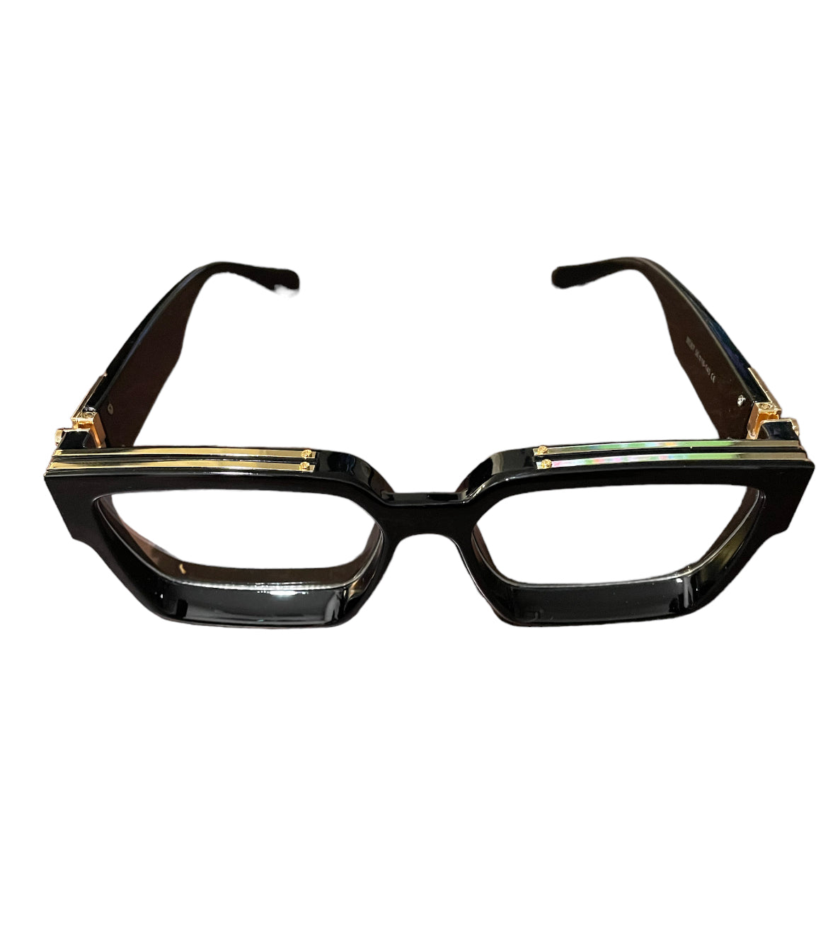 Cool Beans Black Clear Glasses