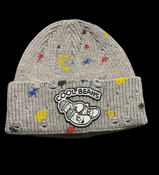 CB Gray Splash Beanie