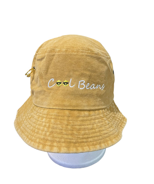 Mustard Embroidered Bucket