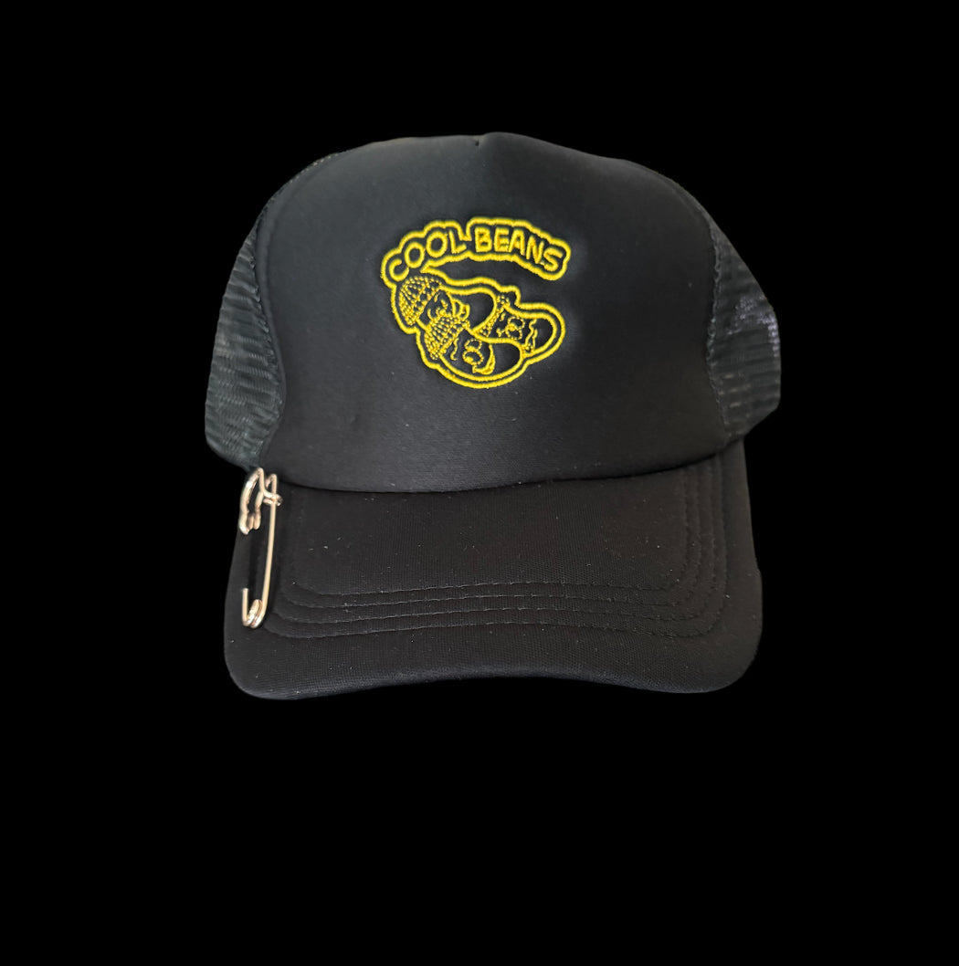Black and Gold Trucker Hat