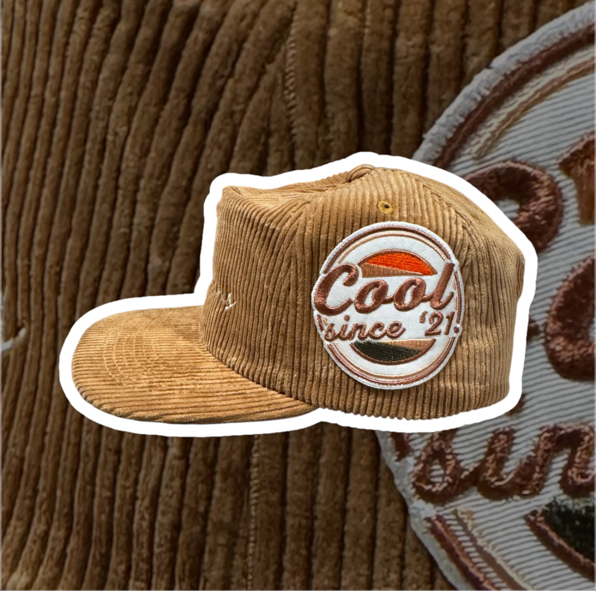 Brown Corduroy CB Snapback