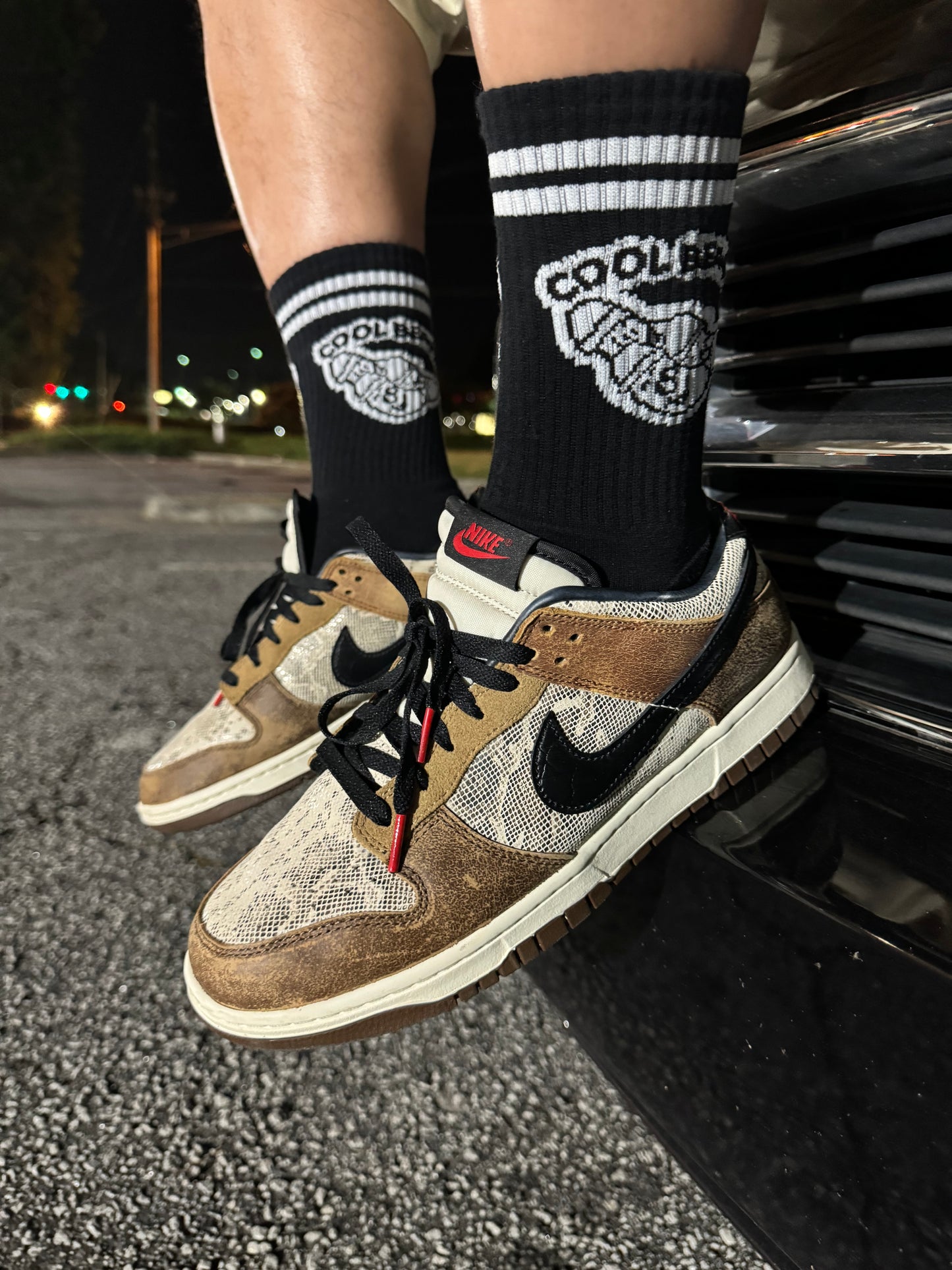 CB Black and White socks