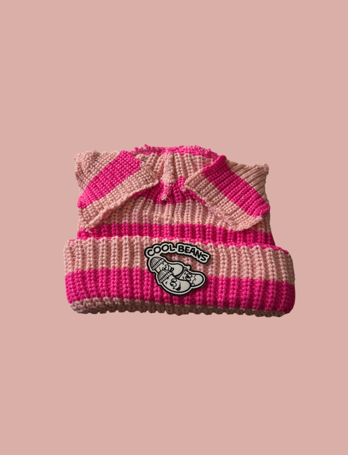 Pink Beanie W/ ears