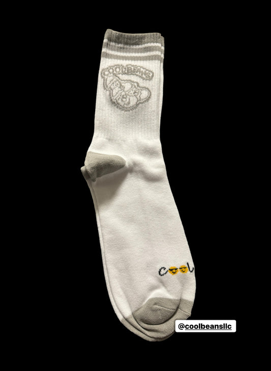CB White and Gray Socks