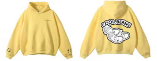 Pastel Yellow Cool Beans Hoodie