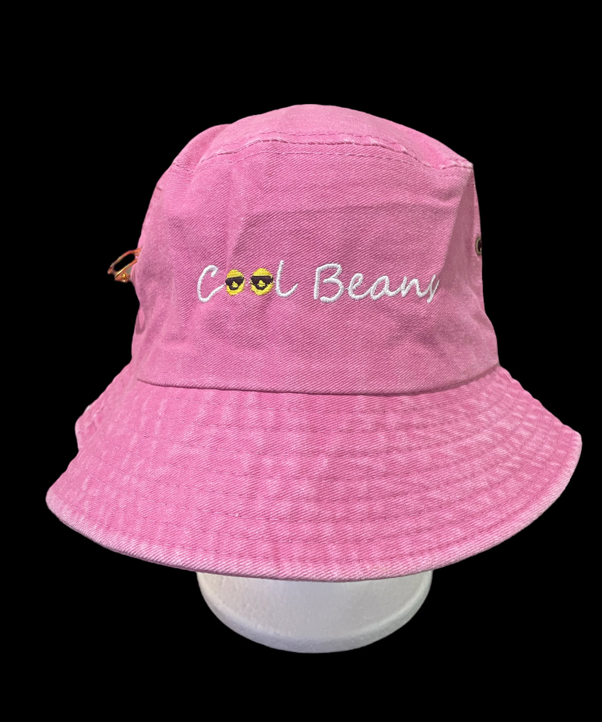 Pink Embroidered Bucket