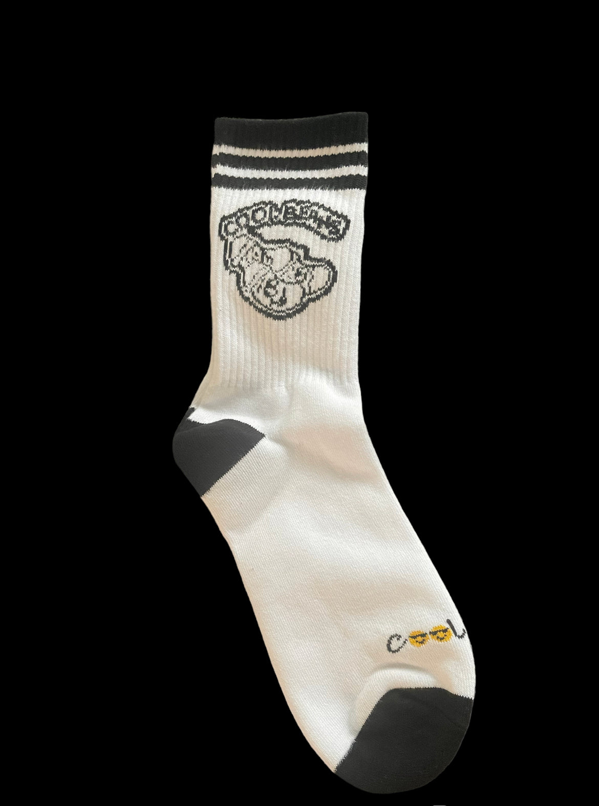 White and black sox (fits sizes 6-12)